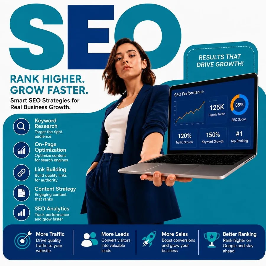 SEO — rank higher, grow faster